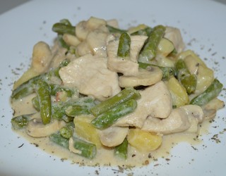 Menu55 - Горячий салат с курицей