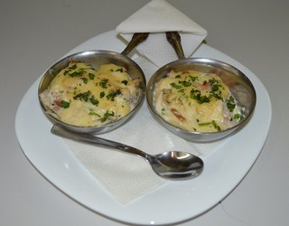 Menu55 - Жульен из птицы с ветчиной и грибами