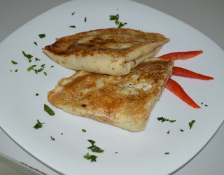 Menu55 - Блинчики с ветчиной и грибами